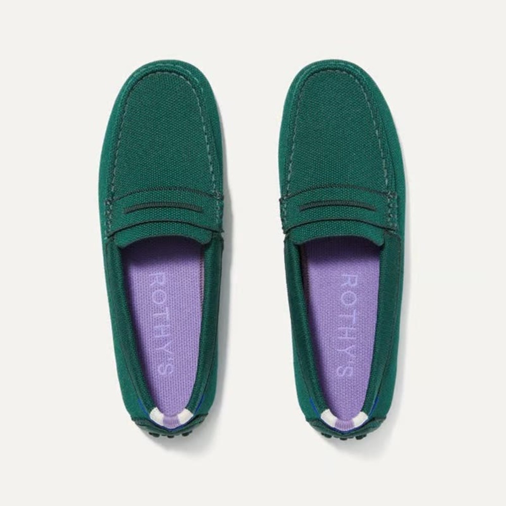 Rothy’s The Driver in Green Juniper Women’s Size 9.5